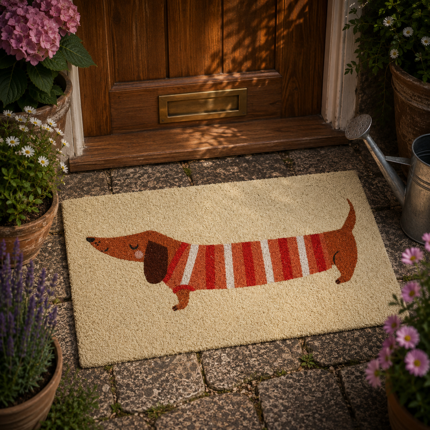 Dørmåtte 'Sausage Dog (73x43x1,5 cm)